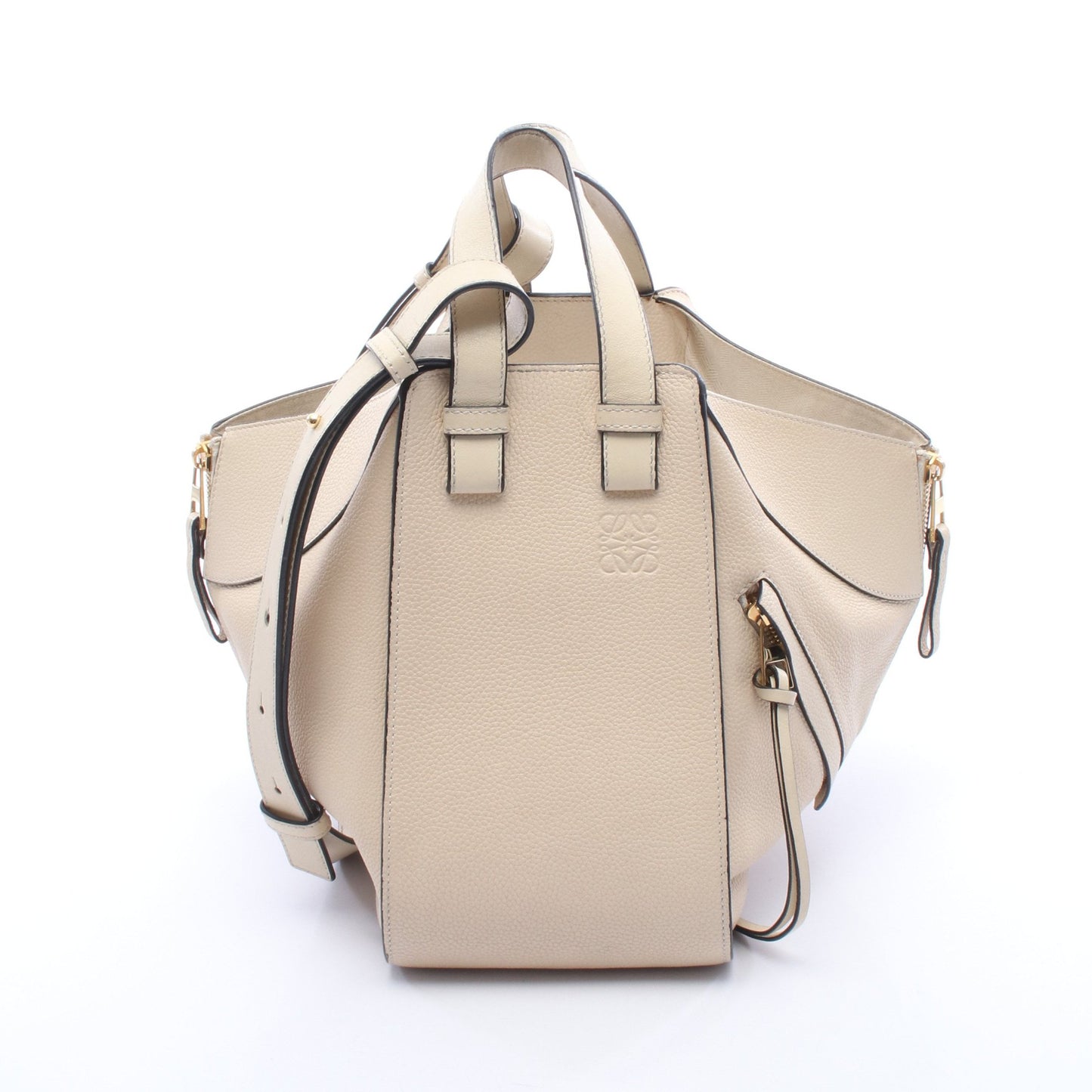 HAMMOCK SMALL ハンモック スモール 2WAY ハンドバッグ レザー アイボリー ロエベ バッグ LOEWE