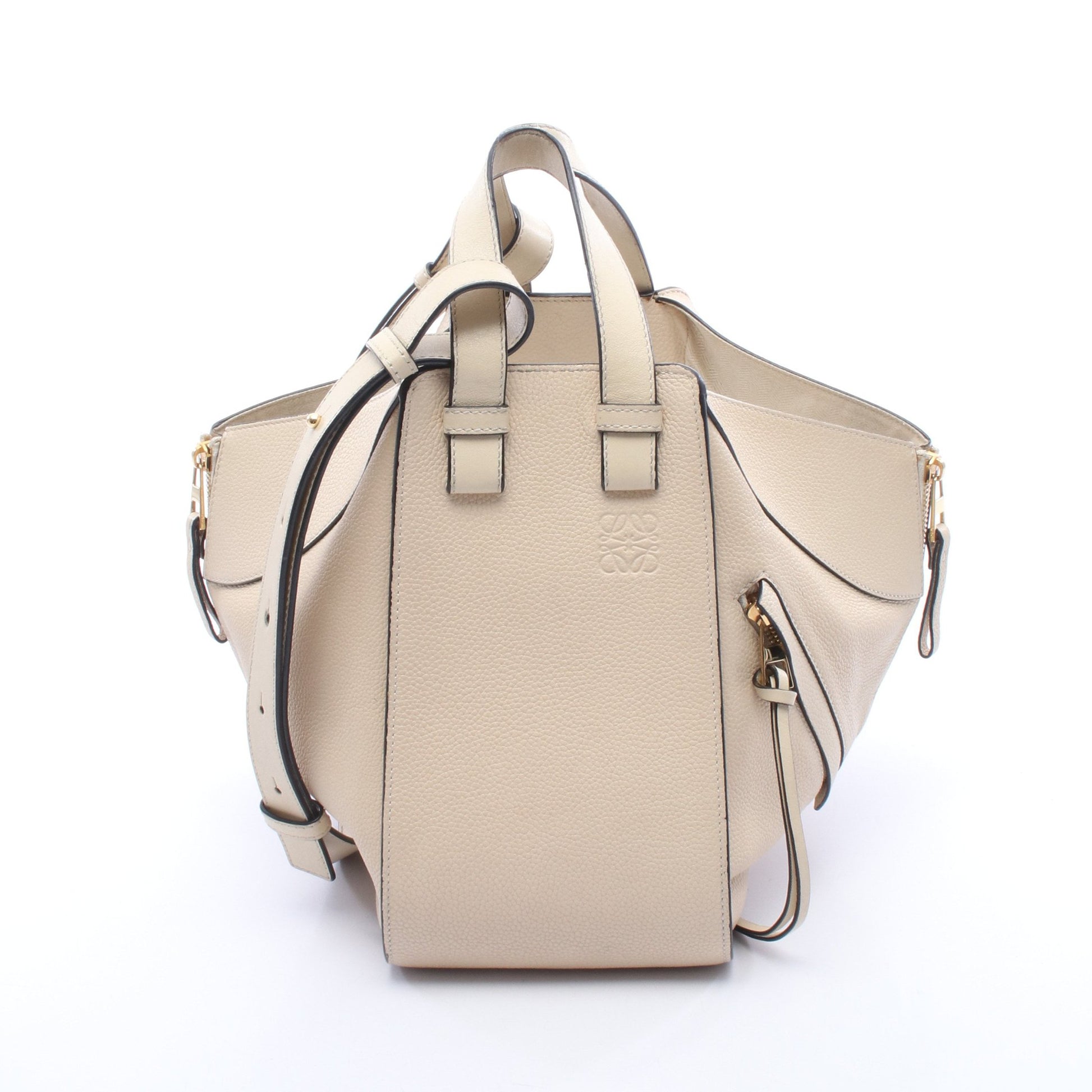 HAMMOCK SMALL ハンモック スモール 2WAY ハンドバッグ レザー アイボリー ロエベ バッグ LOEWE
