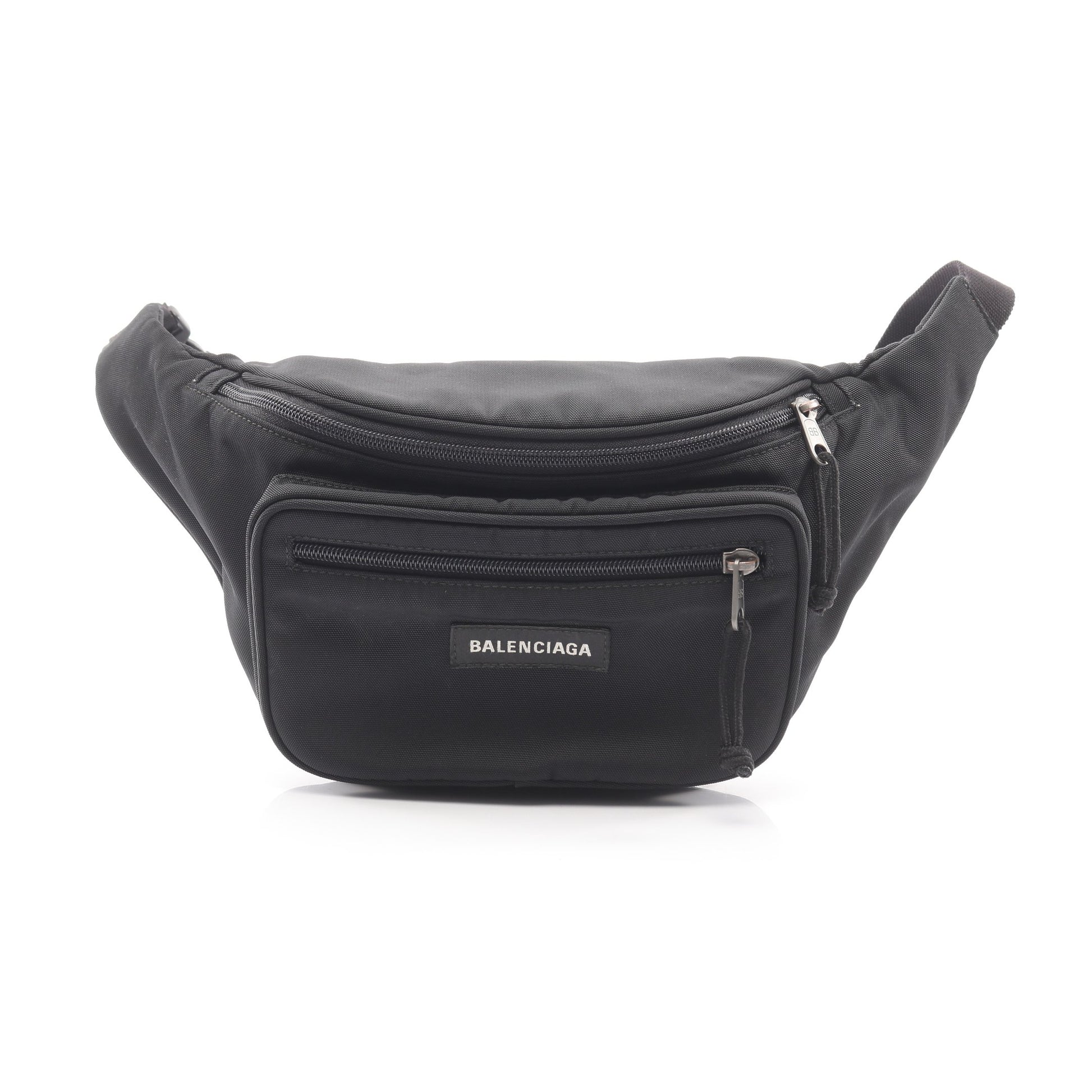 エクスプローラー ベルトバッグ ボディバッグ ウエストバッグ キャンバス ブラック バレンシアガ バッグ BALENCIAGA