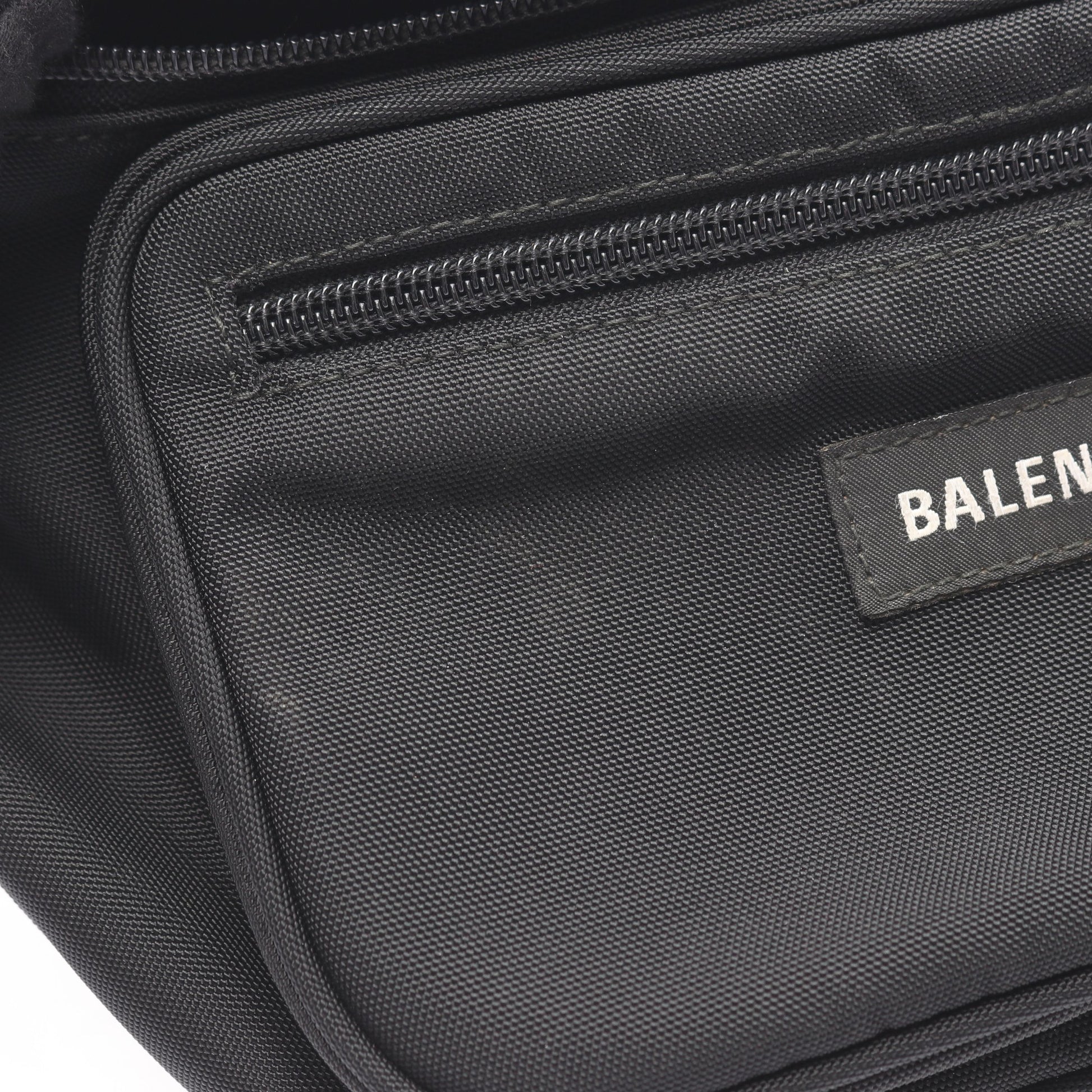 エクスプローラー ベルトバッグ ボディバッグ ウエストバッグ キャンバス ブラック バレンシアガ バッグ BALENCIAGA