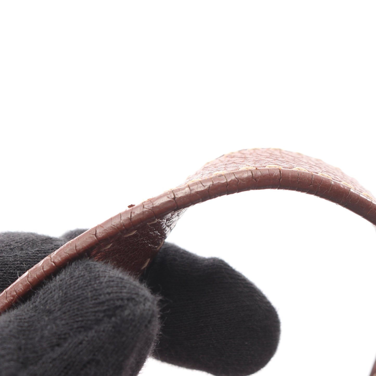 Cマカダム ハンドバッグ キャンバス レザー ピンクレッド ダークブラウン セリーヌ バッグ CELINE