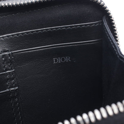 CDダイヤモンド メッセンジャーポーチ ショルダーバッグ PVC レザー ブラック クリスチャンディオール バッグ Christian Dior