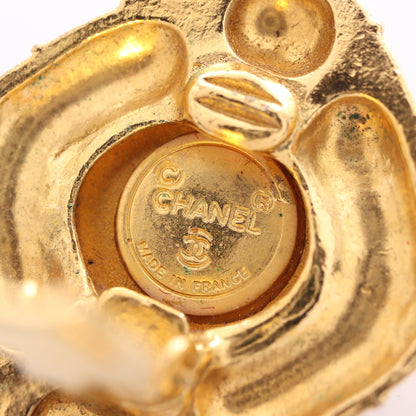 マトラッセ イヤリング GP ラインストーン ゴールド クリア ヴィンテージ シャネル アクセサリー CHANEL
