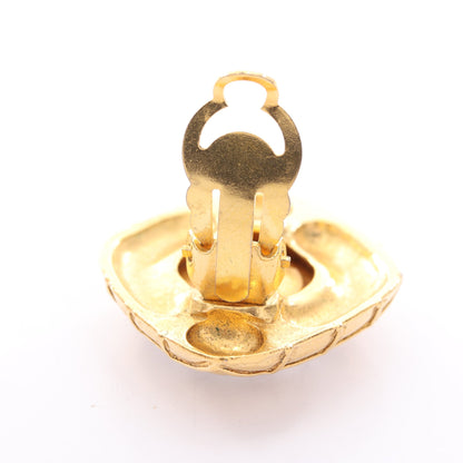 マトラッセ イヤリング GP ラインストーン ゴールド クリア ヴィンテージ シャネル アクセサリー CHANEL