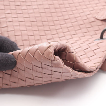 イントレチャート カプリ ハンドバッグ トートバッグ レザー ダスティピンク ボッテガヴェネタ バッグ BOTTEGA VENETA