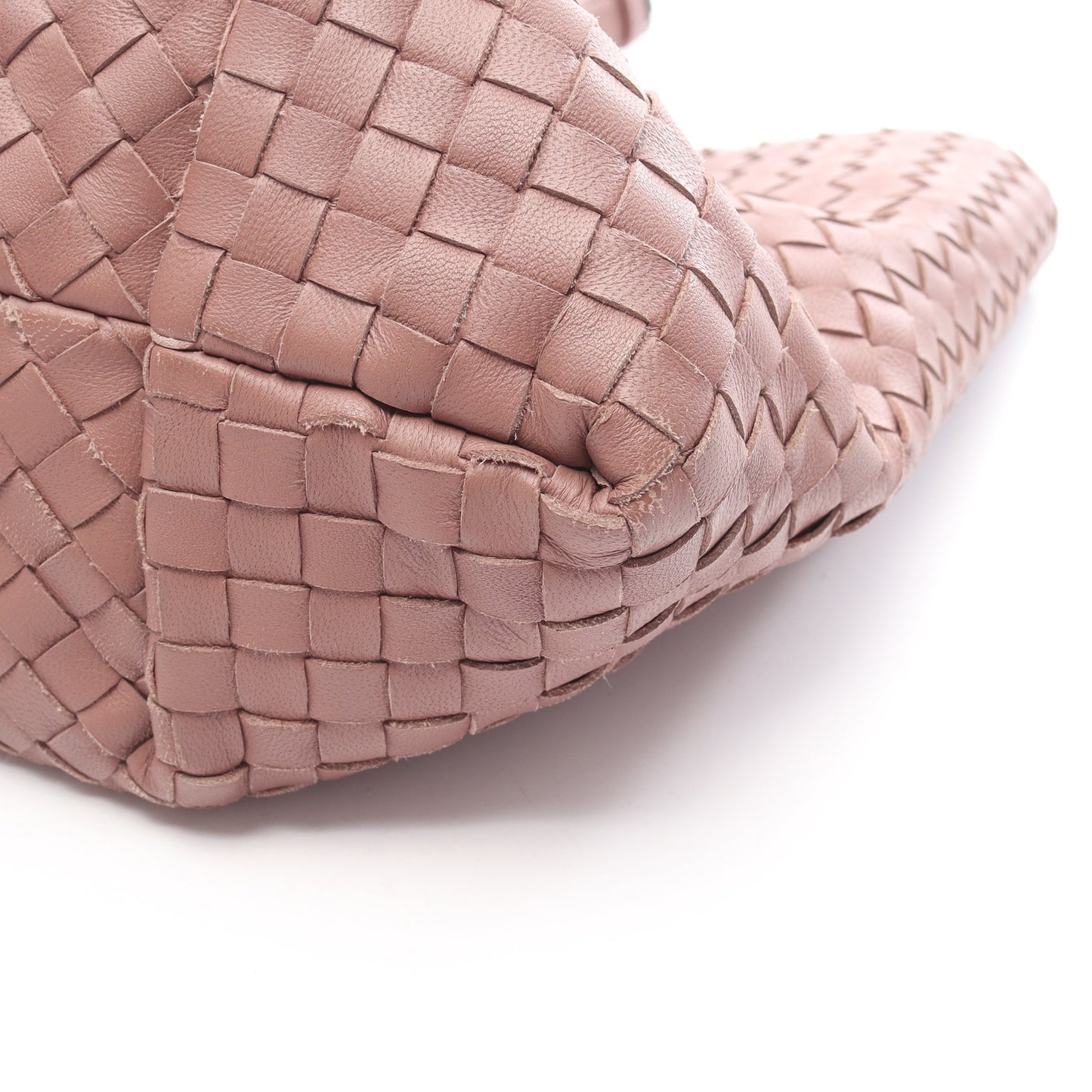 イントレチャート カプリ ハンドバッグ トートバッグ レザー ダスティピンク ボッテガヴェネタ バッグ BOTTEGA VENETA