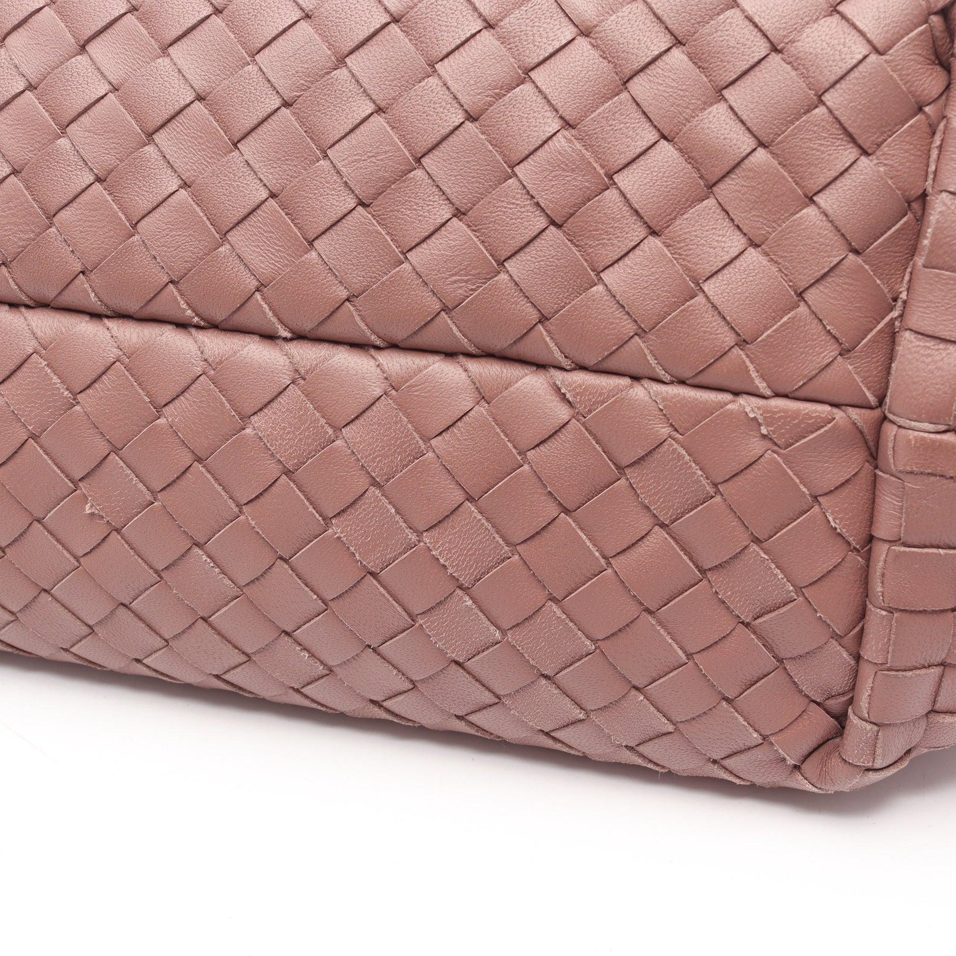 イントレチャート カプリ ハンドバッグ トートバッグ レザー ダスティピンク ボッテガヴェネタ バッグ BOTTEGA VENETA