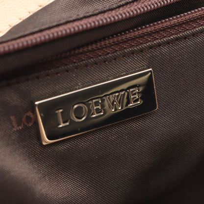 アナグラム ハンドバッグ レザー ライトベージュ ロエベ バッグ LOEWE