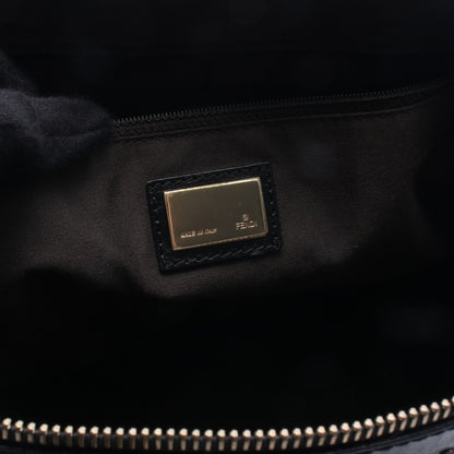 ズッキーノ ショルダーバッグ トートバッグ キャンバス レザー ブラック フェンディ バッグ FENDI