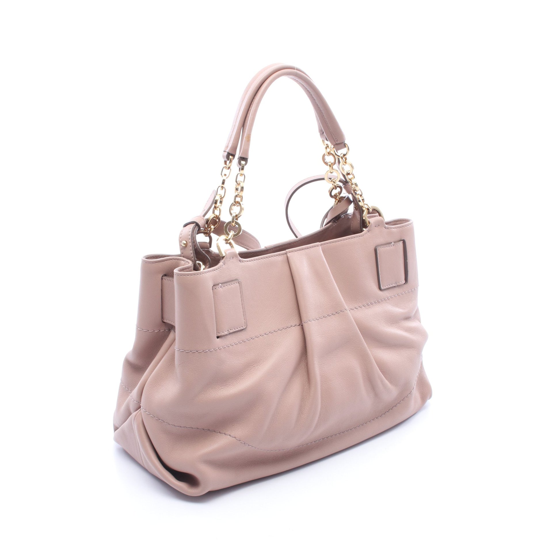 ガンチーニ 2WAY チェーンハンドバッグ レザー ダスティピンク サルヴァトーレフェラガモ バッグ Salvatore Ferragamo