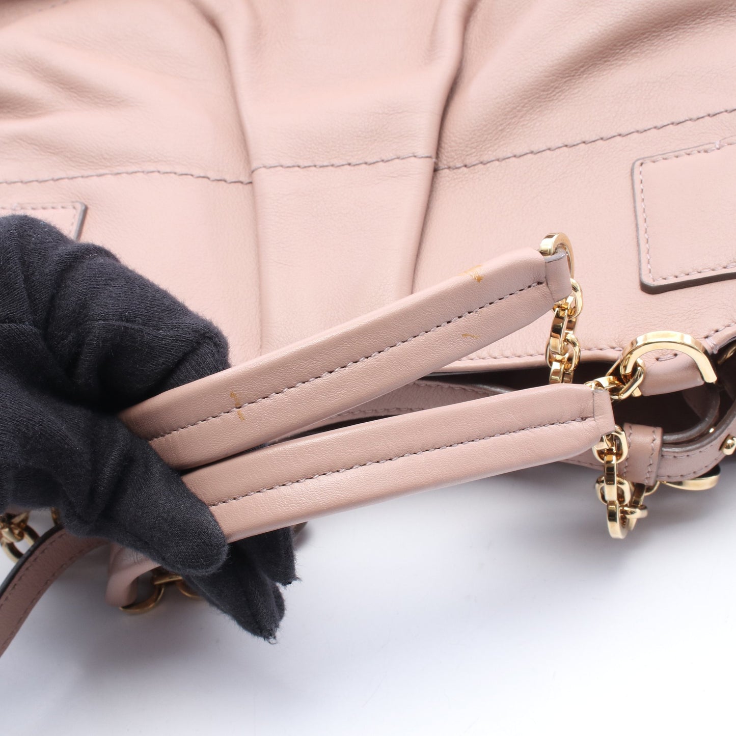 ガンチーニ 2WAY チェーンハンドバッグ レザー ダスティピンク サルヴァトーレフェラガモ バッグ Salvatore Ferragamo