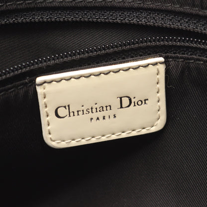 マリスパール ショルダーバッグ ウール レザー オフホワイト ブラック クリスチャンディオール バッグ Christian Dior