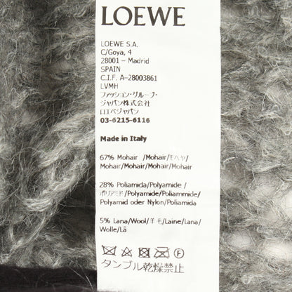 アナグラム セーター ニット モヘヤ ナイロン ウール グレー ロエベ トップス LOEWE