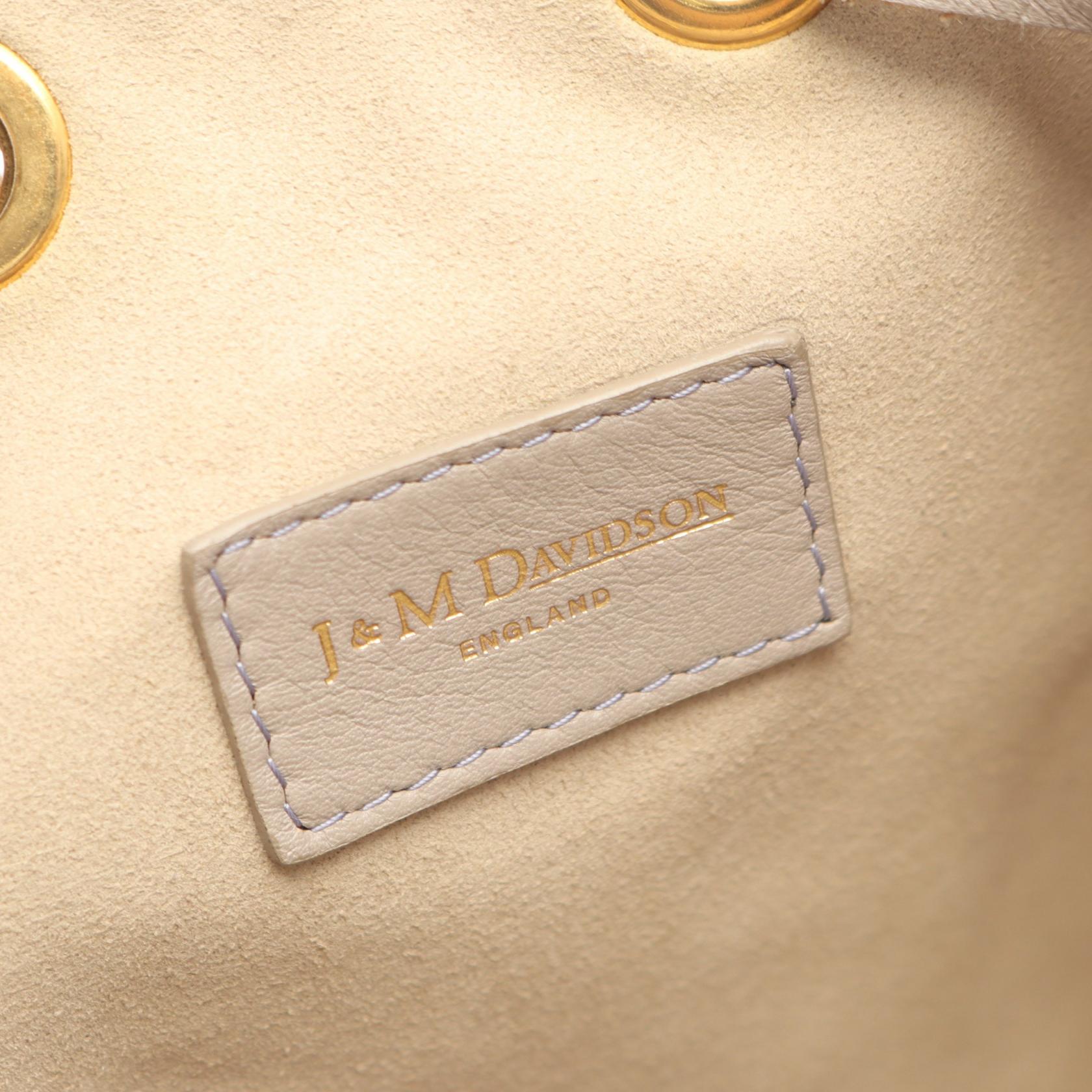 CARNIVAL L カーニバル ショルダーバッグ レザー グレー ジェイアンドエムデヴィッドソン バッグ J&M DAVIDSON