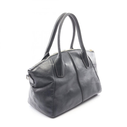 Dバッグ 2WAY ハンドバッグ レザー ネイビー トッズ バッグ TOD'S