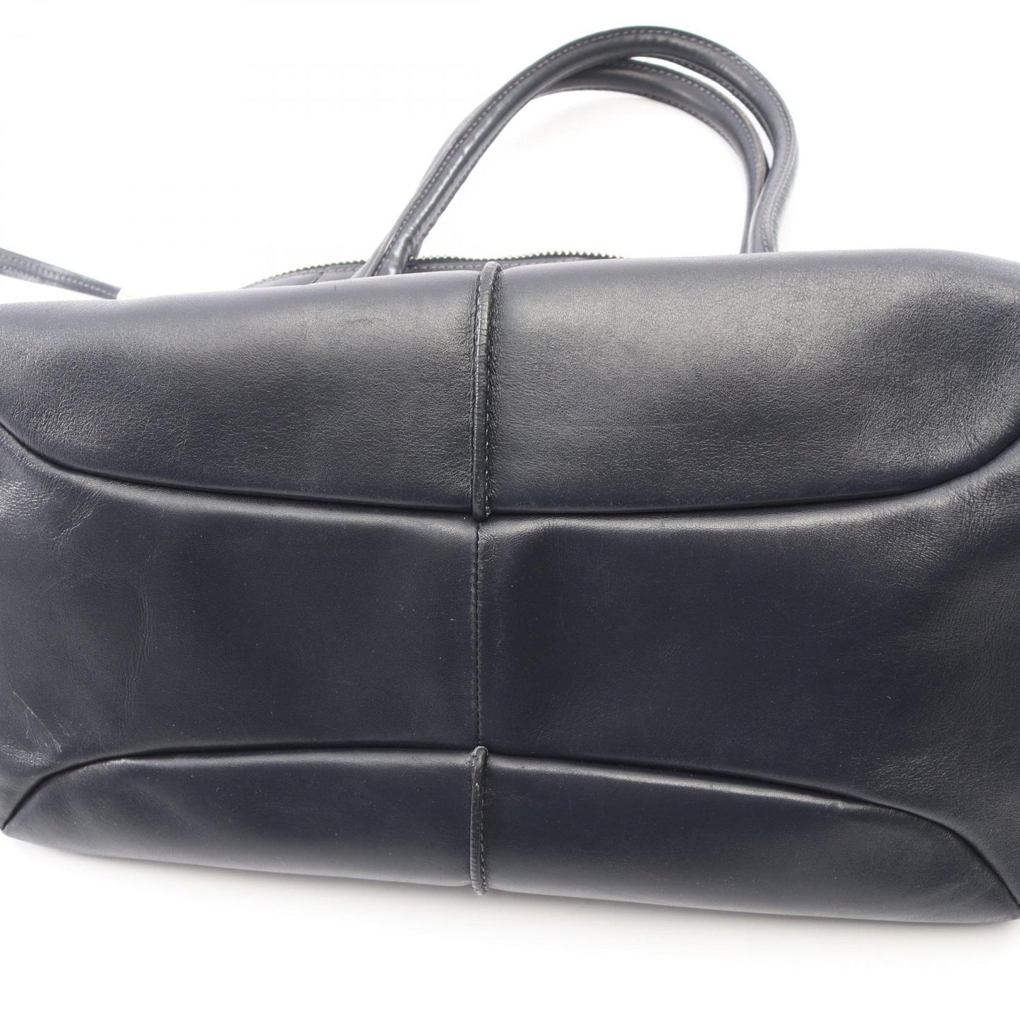 Dバッグ 2WAY ハンドバッグ レザー ネイビー トッズ バッグ TOD'S
