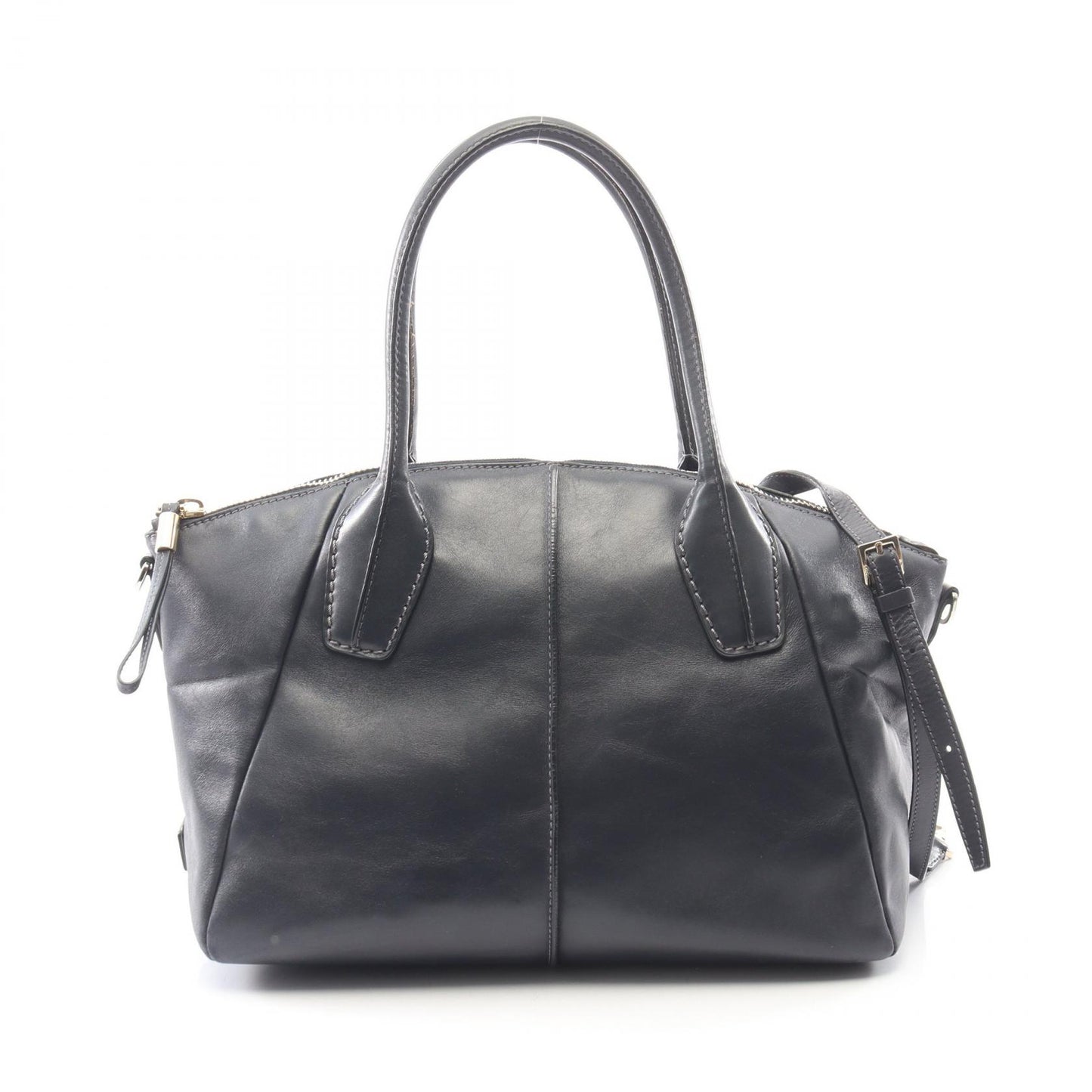Dバッグ 2WAY ハンドバッグ レザー ネイビー トッズ バッグ TOD'S