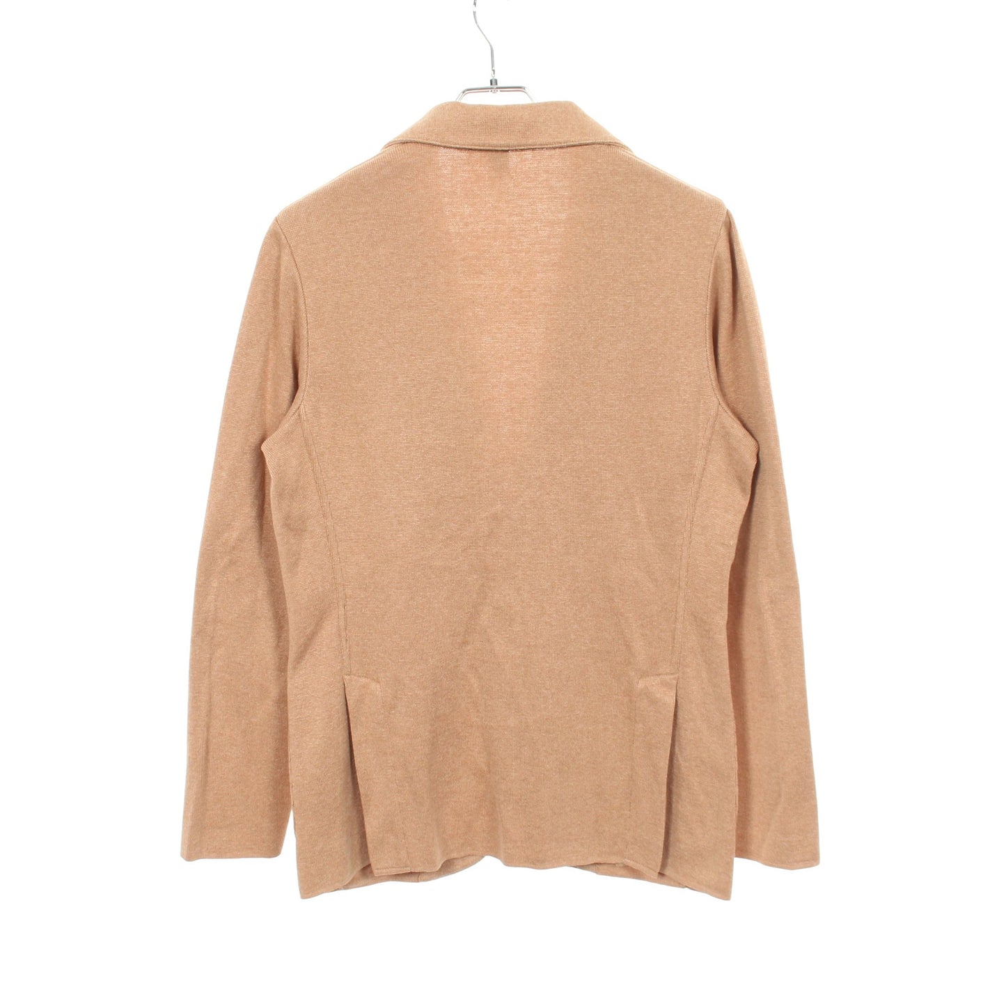 ニット ジャケット コットン ライトブラウン ラルディーニ アウター LARDINI