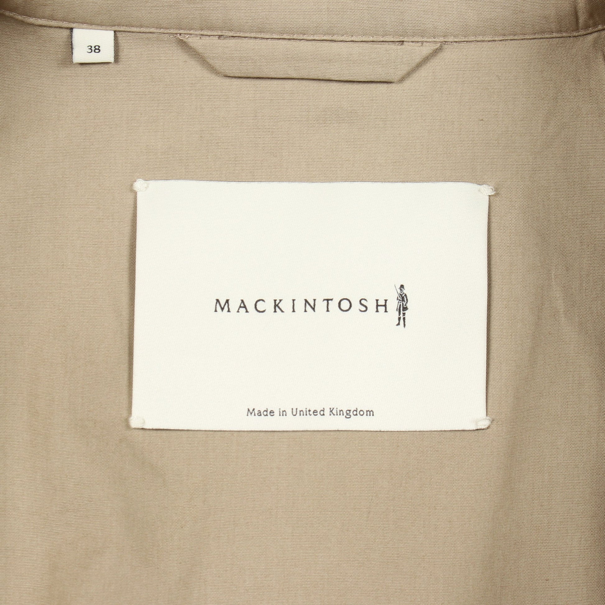 ステンカラーコート コットン カーキベージュ マッキントッシュ アウター MACKINTOSH