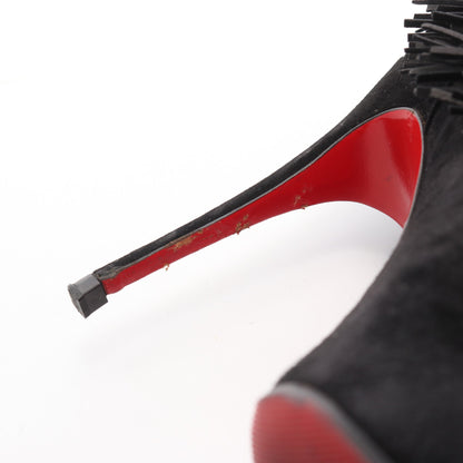 フリンジ ブーツ スエード ブラック クリスチャンルブタン シューズ Christian Louboutin