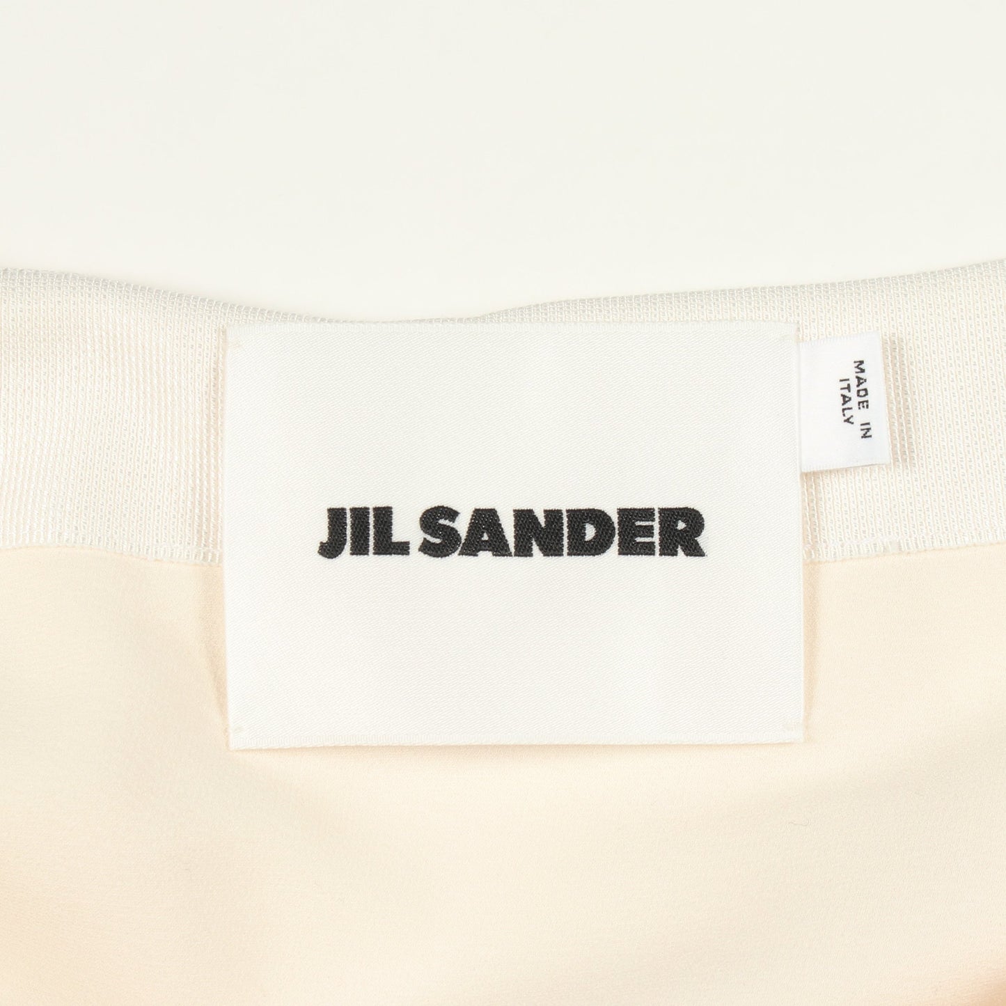 プリーツ スカート シルク アイボリー ジルサンダー ボトムス JIL SANDER