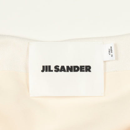 プリーツ スカート シルク アイボリー ジルサンダー ボトムス JIL SANDER