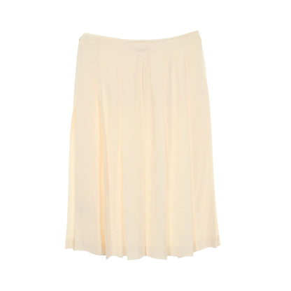 プリーツ スカート シルク アイボリー ジルサンダー ボトムス JIL SANDER