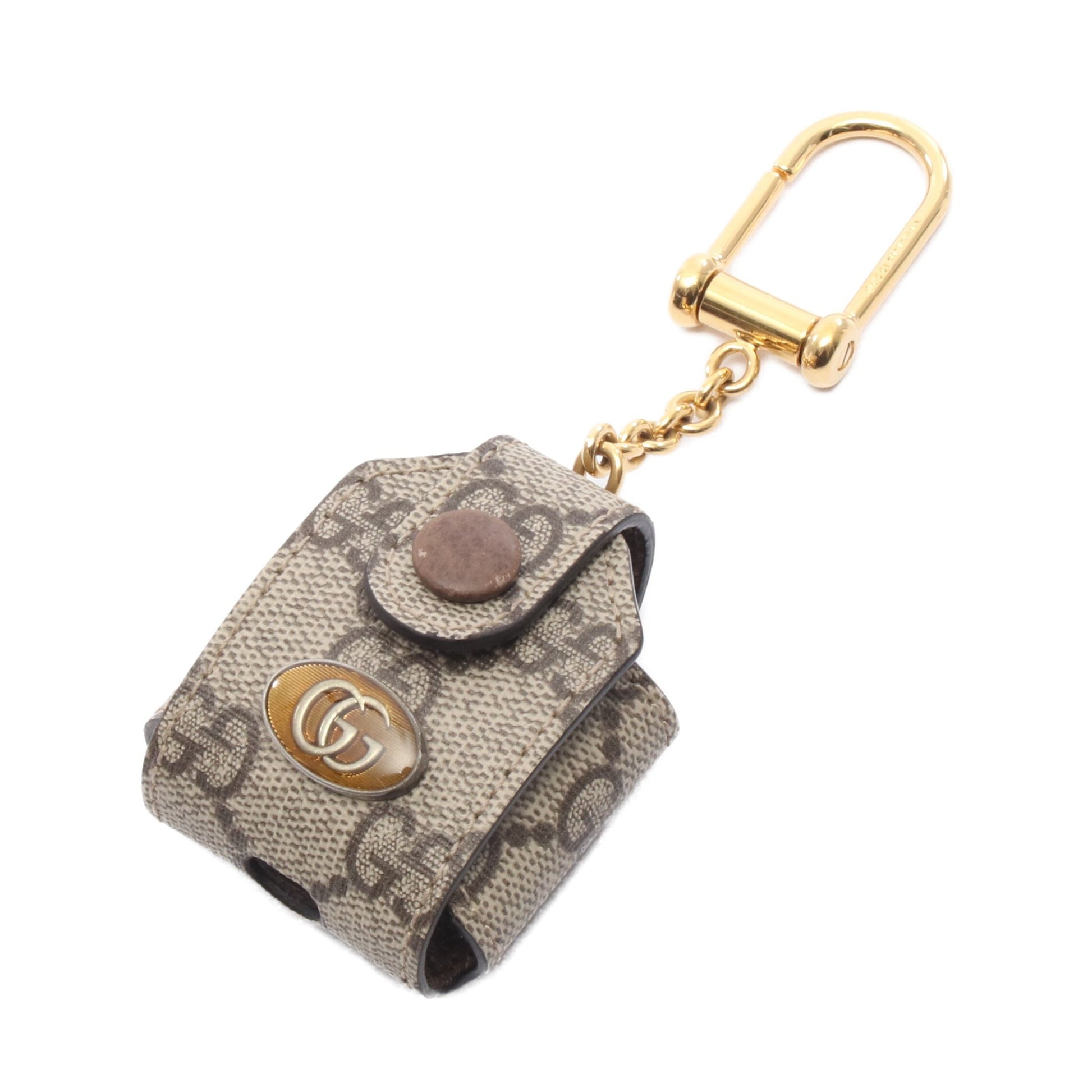 オフィディア GGスプリーム AirPodsケース イヤホンケース PVC ベージュ グッチ 財布・小物 GUCCI