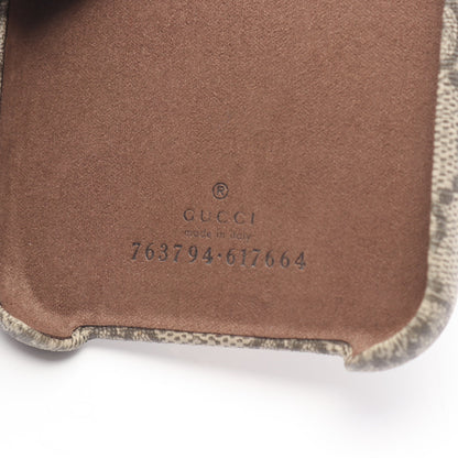 オフィディア GGスプリーム iPhoneケース 15Pro Max アイフォンケース スマホケース PVC ベージュ グッチ 財布・小物 GUCCI