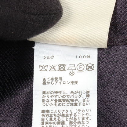 EN DESORDRE FINESSE ツイルレーヌ パンツ パープル パンツ シルク パープル エルメス ボトムス HERMES