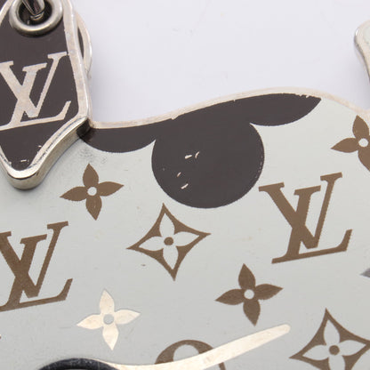 ビジューサック LVドッグ バッグチャーム キーホルダー ホワイト シルバー マルチカラー ルイヴィトン 財布・小物 LOUIS VUITTON