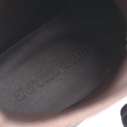 コンバット ブーツ レザー ダークブラウン エンポリオアルマーニ シューズ EMPORIO ARMANI