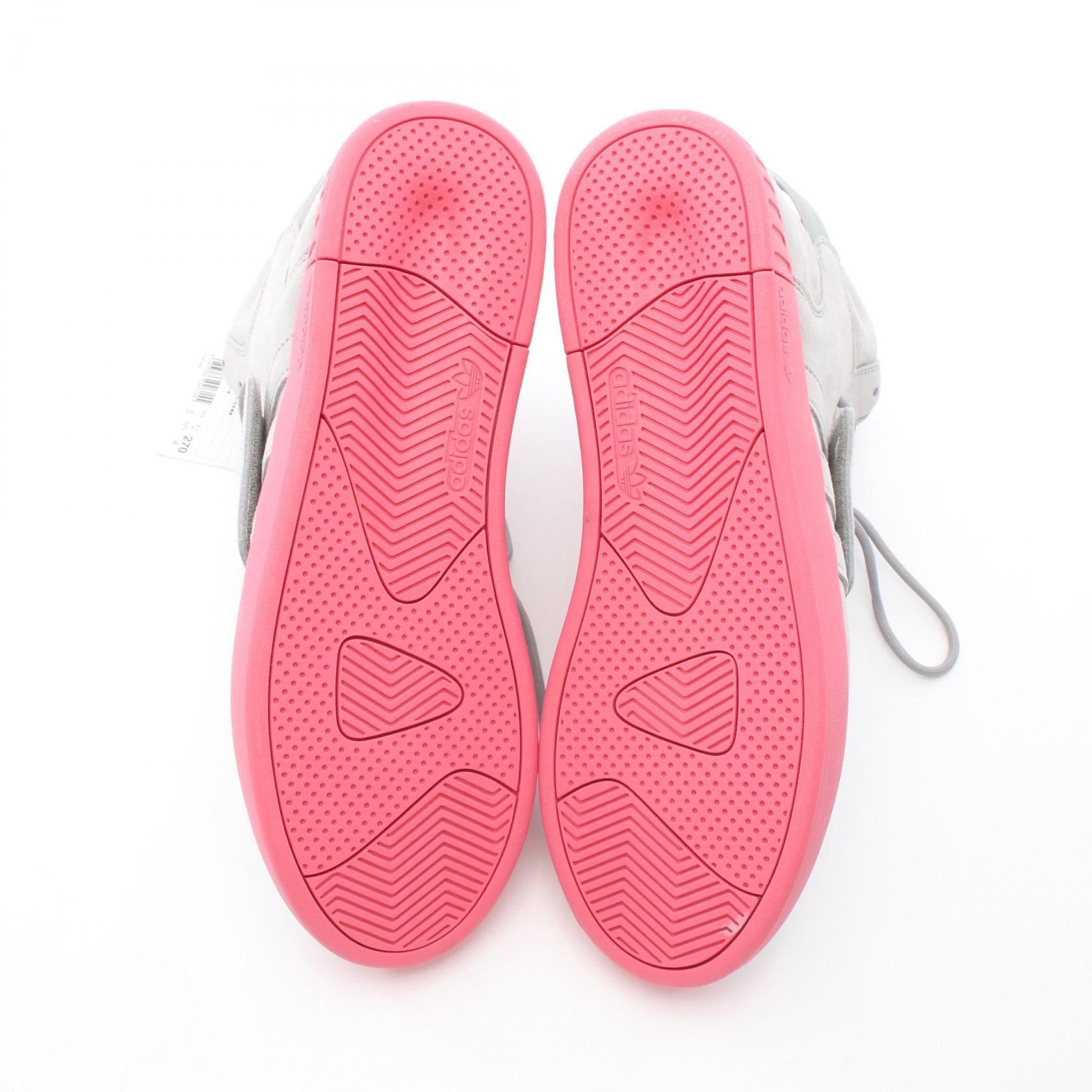 TUBULAR INVADER STRAP ハイカットスニーカー スエード ライトグレー ピンク アディダス シューズ adidas