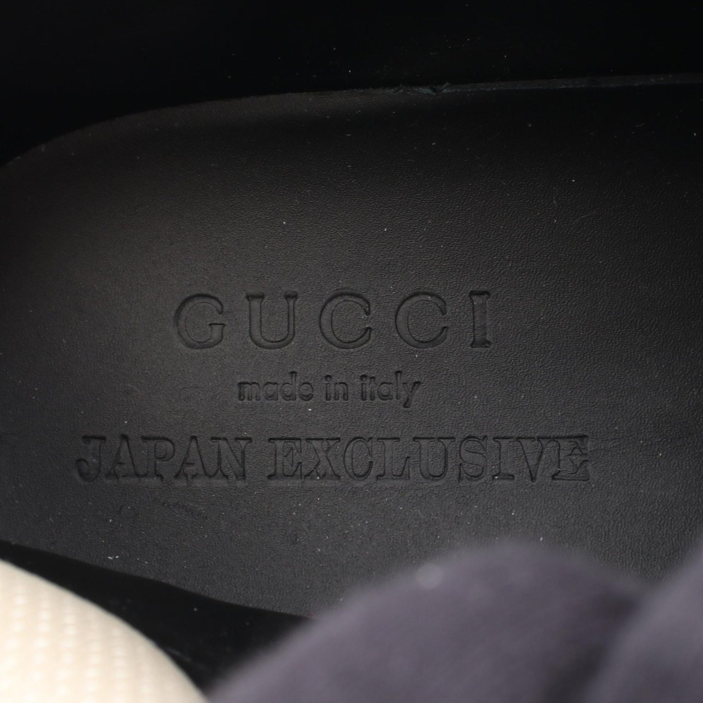 インターロッキングG クロコ型押し 日本限定 ハイカットスニーカー スエード レザー ベージュ グッチ シューズ GUCCI