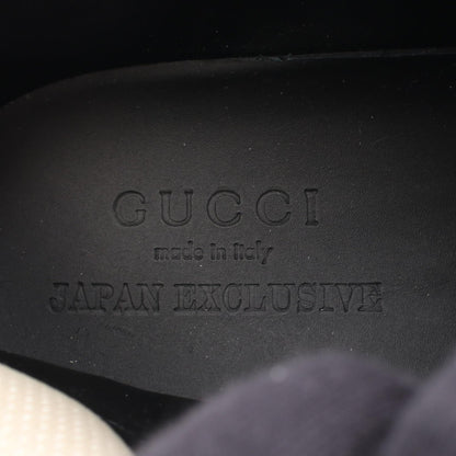 インターロッキングG クロコ型押し 日本限定 ハイカットスニーカー スエード レザー ベージュ グッチ シューズ GUCCI