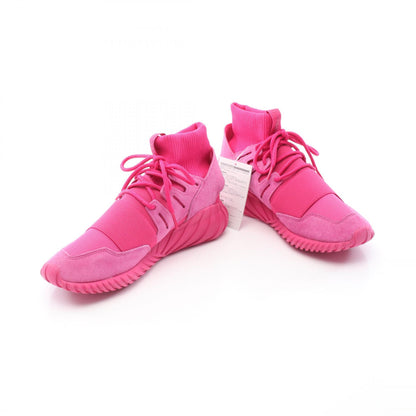 TUBULAR DOOM ハイカットスニーカー ニットファブリック スエード ピンク アディダス シューズ adidas