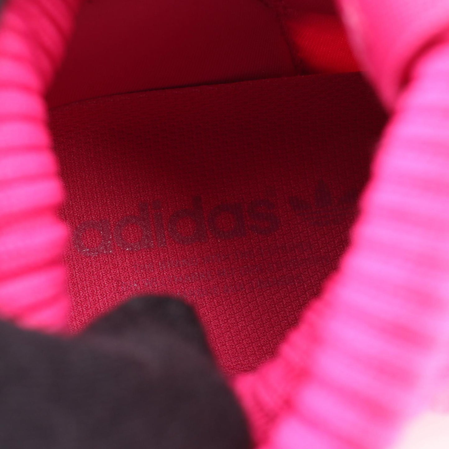 TUBULAR DOOM ハイカットスニーカー ニットファブリック スエード ピンク アディダス シューズ adidas