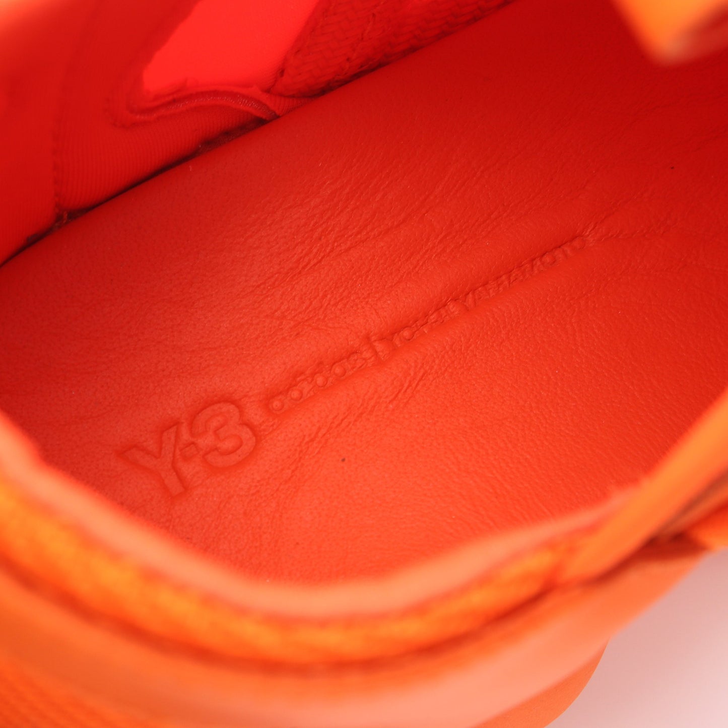 KYUJO LOW スニーカー ファブリック レザー オレンジ ワイスリー シューズ Y-3