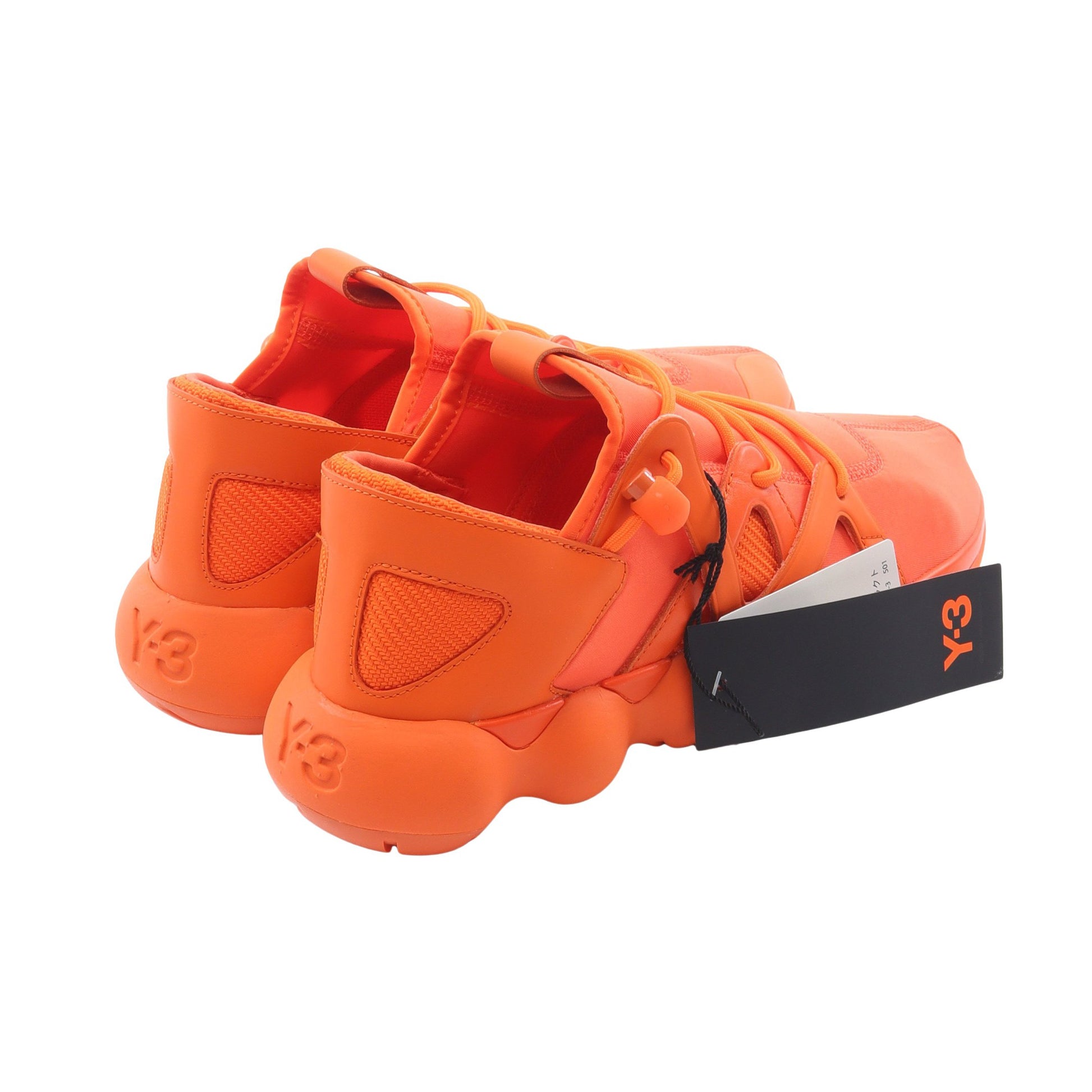 KYUJO LOW スニーカー ファブリック レザー オレンジ ワイスリー シューズ Y-3