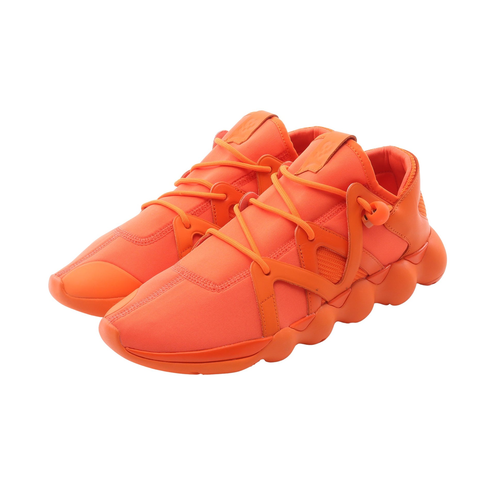 KYUJO LOW スニーカー ファブリック レザー オレンジ ワイスリー シューズ Y-3