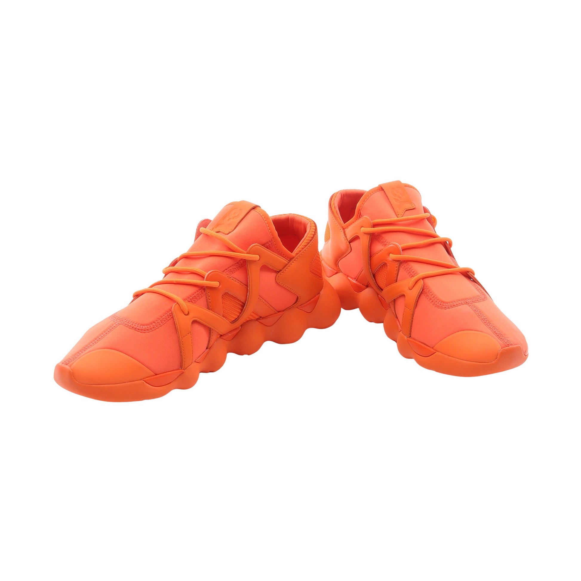 KYUJO LOW スニーカー ファブリック レザー オレンジ ワイスリー シューズ Y-3