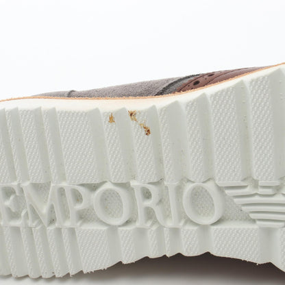 チャッカ ブーツ スエード レザー グレー ブラウン エンポリオアルマーニ シューズ EMPORIO ARMANI