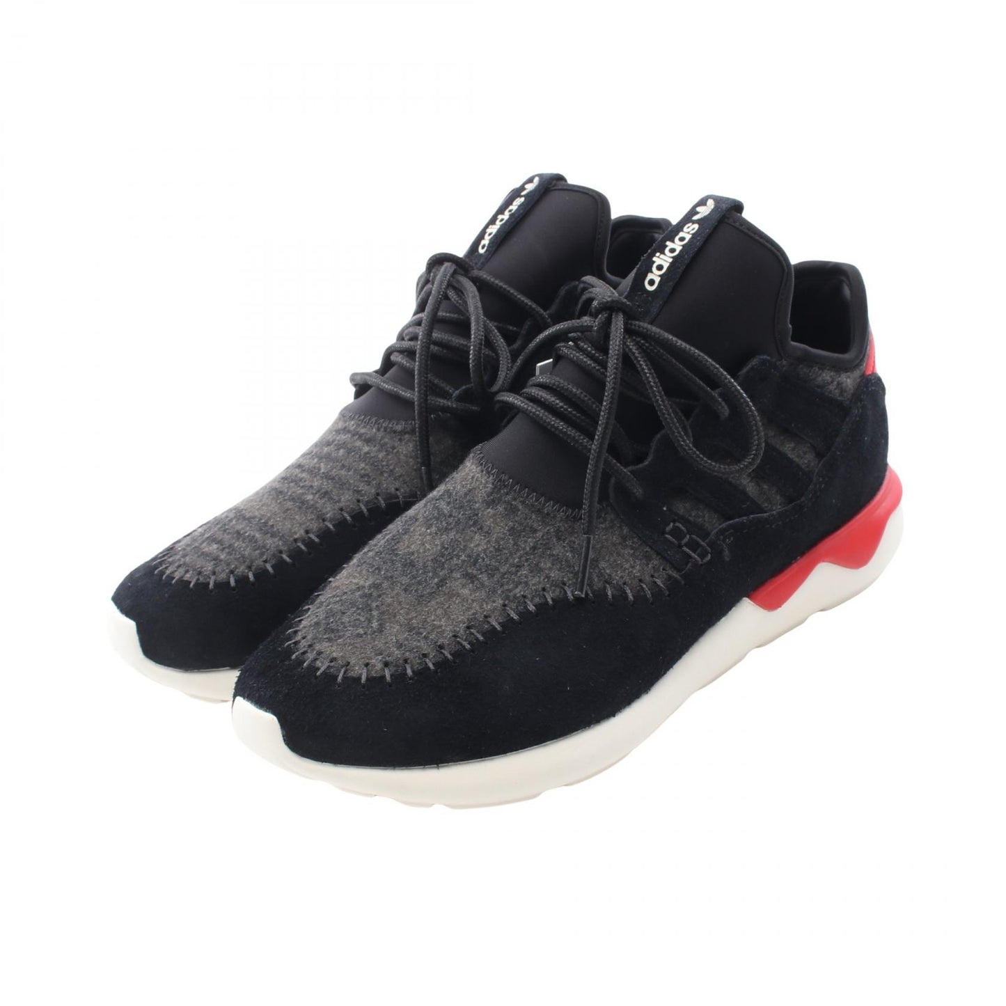 TUBULAR MOC RUNNER スニーカー ファブリック スエード ブラック レッド アディダス シューズ adidas