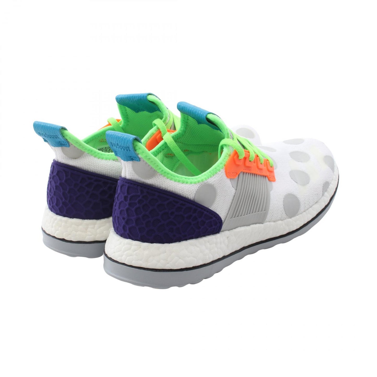 adidas × kolor PURE BOOST ZG KOLOR ネオンカラー ローカットスニーカー ファブリック ホワイト マルチカラー アディダス シューズ adidas
