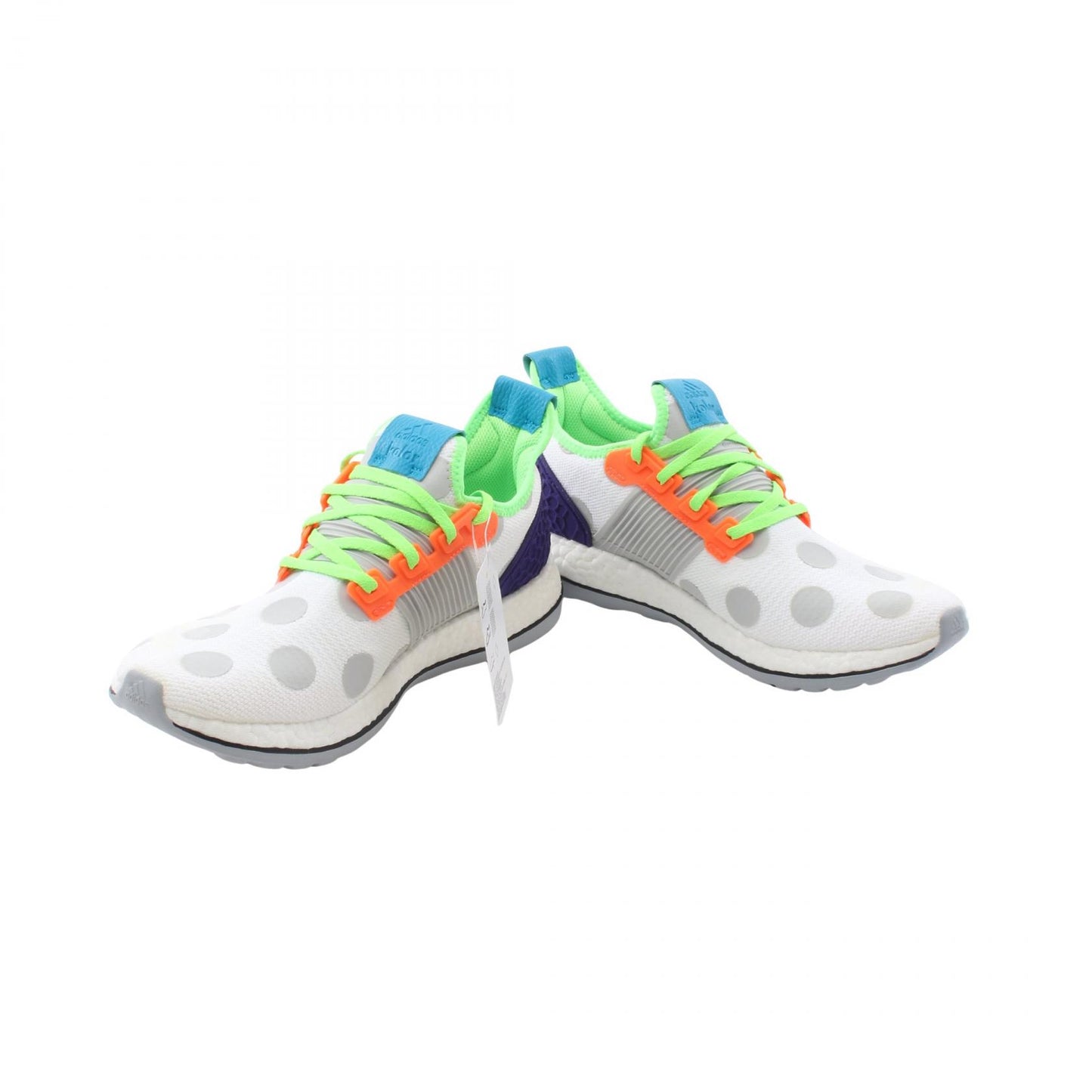 adidas × kolor PURE BOOST ZG KOLOR ネオンカラー ローカットスニーカー ファブリック ホワイト マルチカラー アディダス シューズ adidas