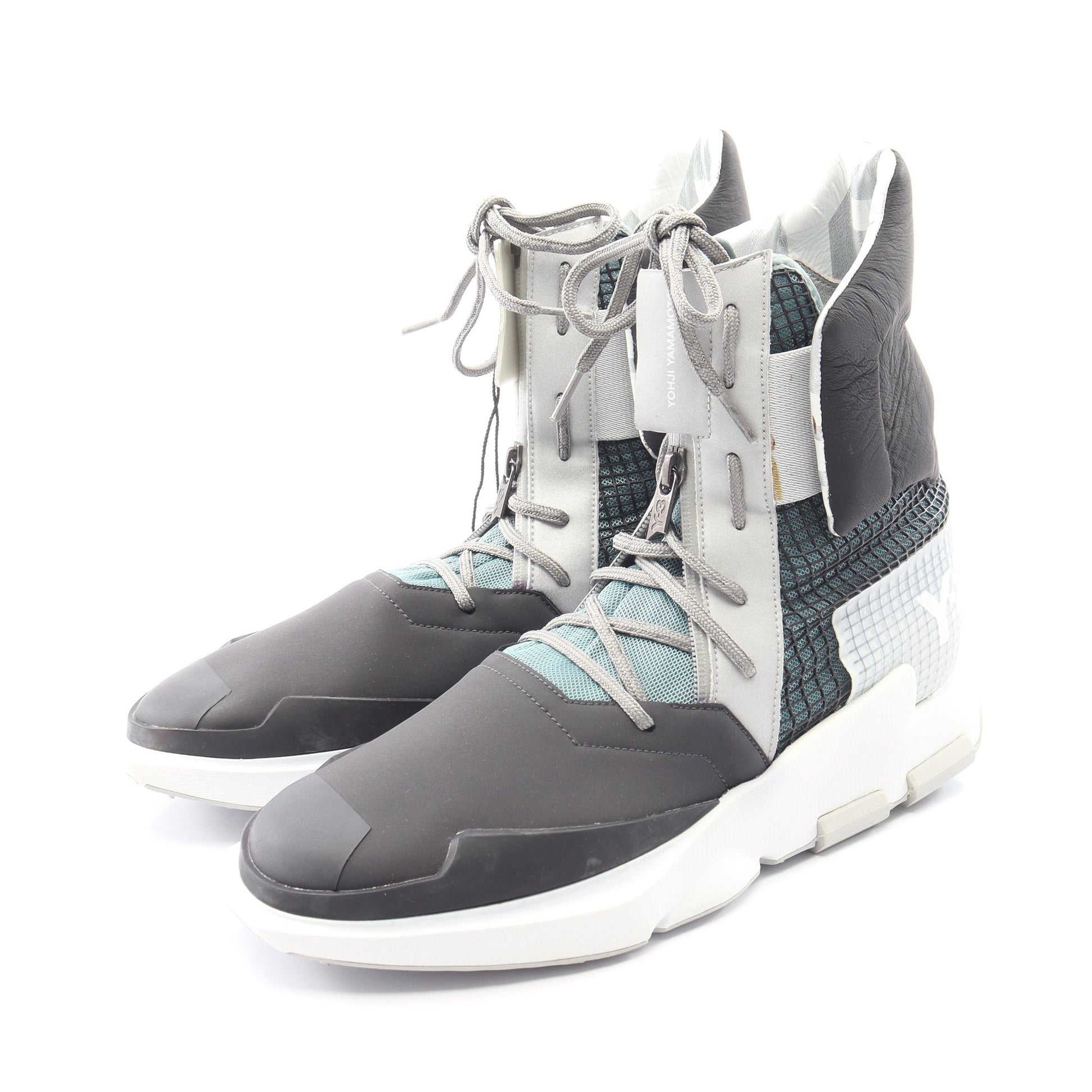 NOCI HIGH ハイカットスニーカー ファブリック ブラック マルチカラー ワイスリー シューズ Y-3