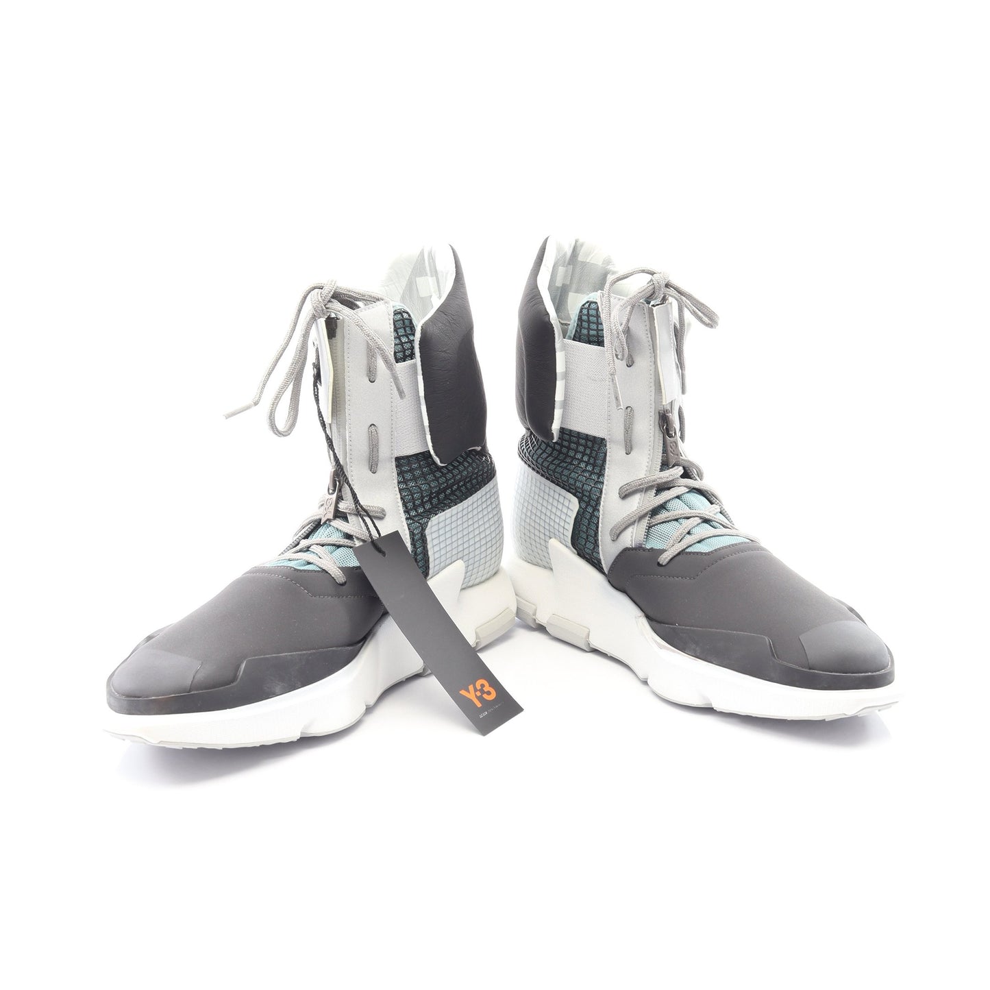 NOCI HIGH ハイカットスニーカー ファブリック ブラック マルチカラー ワイスリー シューズ Y-3