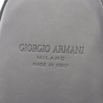 ミュール サンダル ベロア ダークネイビー ジョルジオアルマーニ シューズ GIORGIO ARMANI