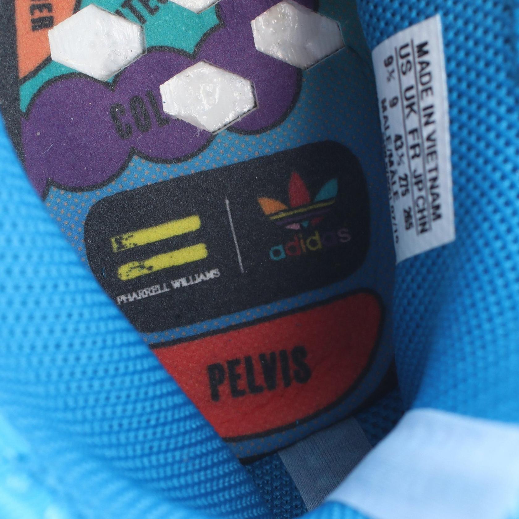 adidas × Pharrell Williams PW HUMAN RACE NMD スリッポン スニーカー ニットファブリック ブルー ホワイト アディダス シューズ adidas