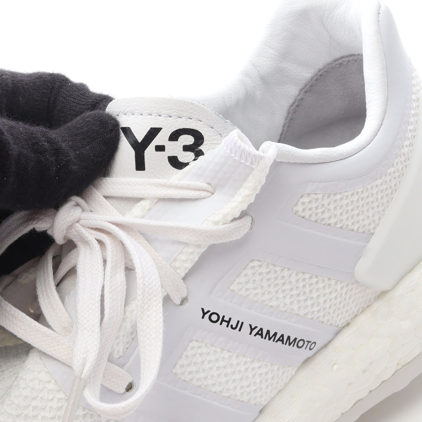 PUREBOOST スニーカー ファブリック ホワイト ライトグレー ワイスリー シューズ Y-3